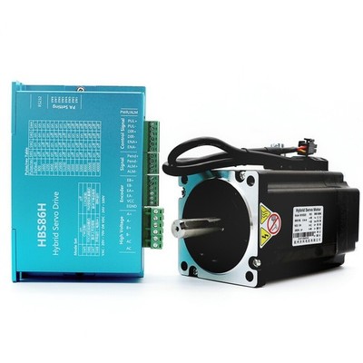 8.5Nm Nema34 Stepper Motor Driver Closed-loop Hybrid Servo & Cable CNC XYZ Axis 