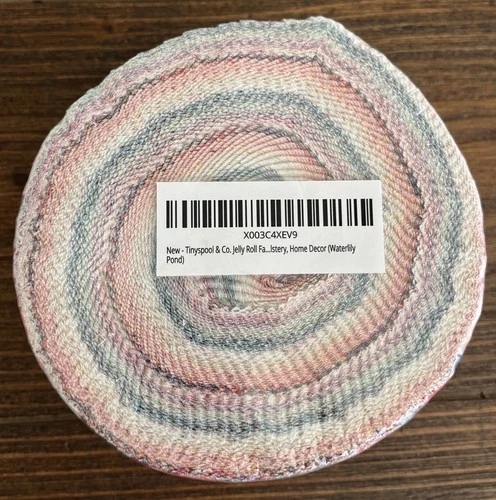 Tinyspool & Co Jelly Roll Quilting Fabric Waterlily Pond Floral 40 Precut Strips image 3