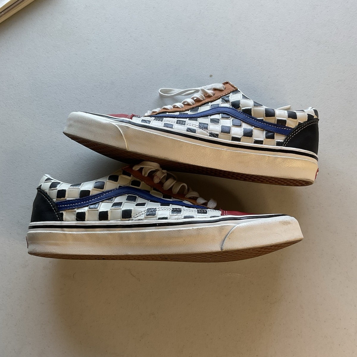 Vans Old Skool 36 DX Anaheim Factory Leather Checkerboard Shoes New Men’s 7.5 Vans Old Skool 36 DX  main image 3