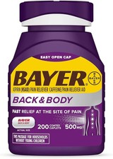 Powerful Pain Relief: Back and Body Extra Strength Aspirin 500mg with Caffeine