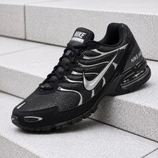 Nike Air Max Torch 4 Black Silver 343846-002 Men's Size New
