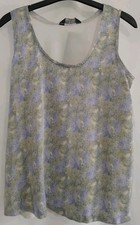 M&S Ladies Lilac Mix, Sleeveless Blouse. Size 18.  New with tags