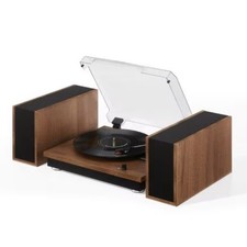 Crosley - Riff Record Player With Speakers - Walnut