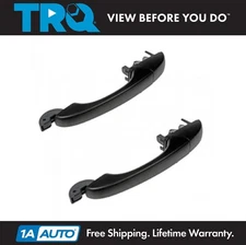 TRQ Rear Exterior Door Handle Kit Set Paint to Match for Chrysler Dodge Van