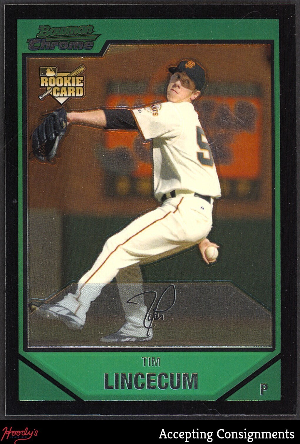 2007 Bowman Chrome Baseball #217 Tim Lincecum ROOKIE RC GIANTS