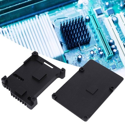3 Model 2b/3b+ Aluminum Case RPI 3 Metal Shell Black Box for RPI