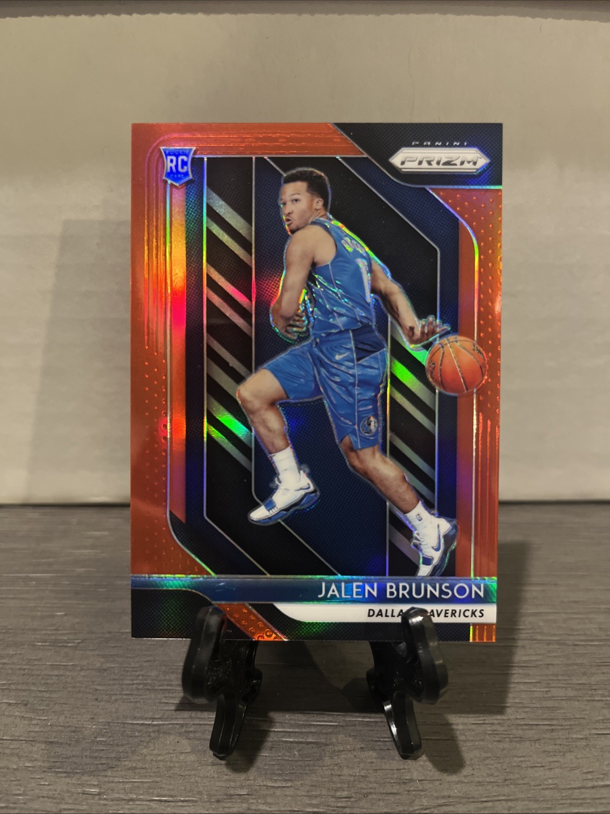 2018-19 Panini Prizm - Jalen Brunson #250 Red Prizm Rookie 068/299 (RC)