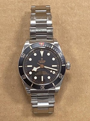 TUDOR BLACK BAY FIFTY-EIGHT 79030N BLACK DIAL 39mm SS AUTOMATIC WATCH.