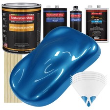 Viper Blue Pearl Slow 1 Gallon Auto Car Paint Kit Urethane Basecoat Clearcoat Viper Blue Pearl Slow 1 Gallon Auto Car Paint Kit Urethane Basecoat Clearcoat