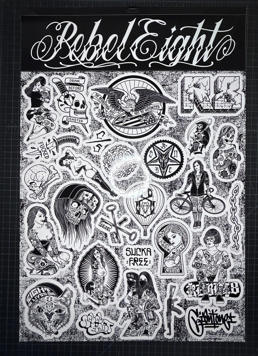 世界100枚限定 Mike Giant ポスター REBEL8 TATTOO mike giant