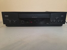 RCA VR622HF VCR VHS 4 Head Hi-Fi Stereo Video Cassette Recorder Blue Works