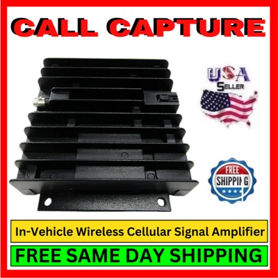 Call Capture B800-1900-2P Wireless Cell Phone Signal Booster Amplifier 50dB Car - Image 1 of 4