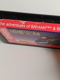 The Adventures of Batman & Robin (Sega Genesis, 1995) Just Game ,Need Cleaned.