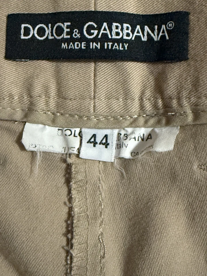Dolce & Gabbana Women's Bermuda Shorts With Silver Buttons  2 Back Pocket 2front - Image 3 of 4