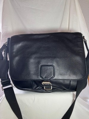 Hugo Boss Umhängetasche Schwarz Rindsleder Shoulder Bag Sac Bandoulière