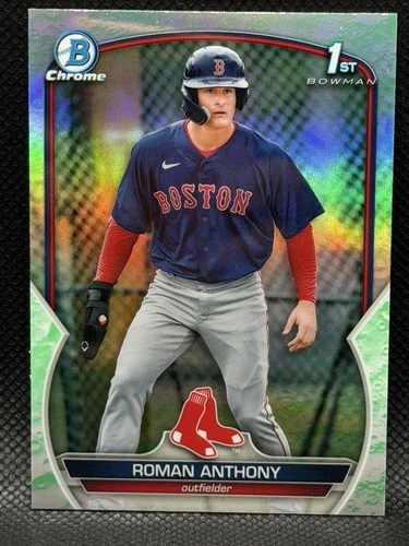2023 Bowman Chrome Roman Anthony Chrome Lunar Glow Refractor 1st Bowman BCP-71