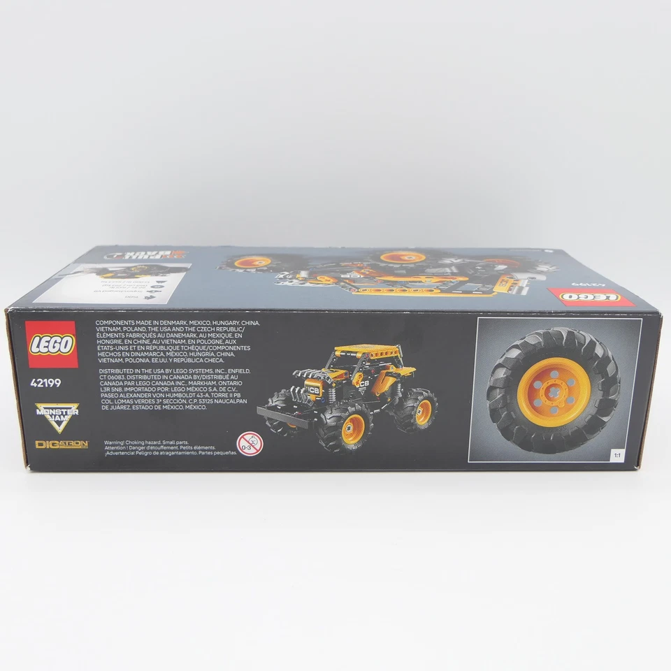 LEGO Technic 42199 Monster Jam DIGatron Pull-Back Monster Truck juguete de construcción 7+ Foto 2 de 4