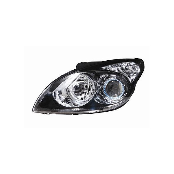Scheinwerfer Vorne Links FüR Hyundai I30 2007 Al 2012 Schwarz 921012R000-image