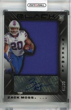 2020 Panini Black Zack Moss Sizeable Rookie Signatures Jerseys /99