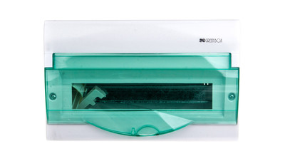 Rozdzielnica modułowa 1x6 natynkowa GREEN BOX RN 1/6 drzwi transparentne dymne N