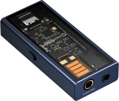 Questyle M15i Blues Blue Headphone Amplifier, USB-C 4.4/3.5mm PCM, 768kHz/DSD512