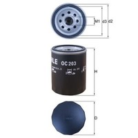 ÖLfilter Mahle OC 203 FüR Ford Escort IV Orion II Sierra Courier Mondeo I