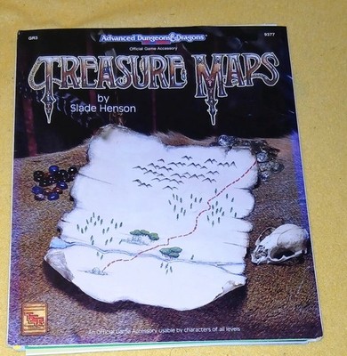 Treasure Maps GR3 - AD&D 2nd Edition - TSR - 9377 Advanced Dungeons and Dragons