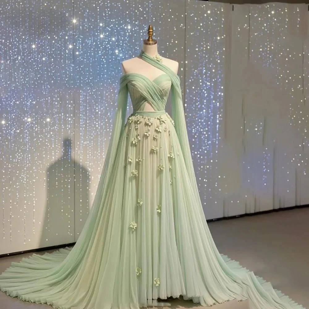 green prom dress ebay Glamorous Sweetheart Green Prom Dress Long Evening Gowns With Overskirt