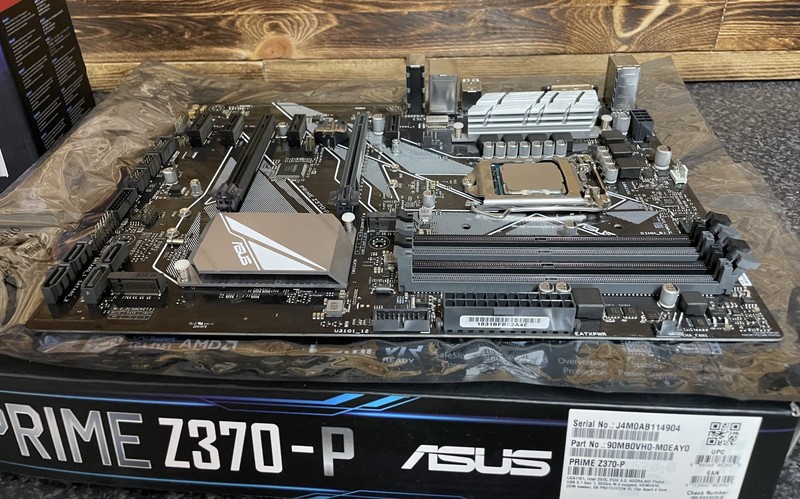 ASUS Prime Z370-P Motherboard & Intel i7-8700k cpu + ASUS N600 Wireless adapter