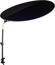 Office Cubicle and Desk Shade - Foldable 36" Circular Shading, Light-Proof Desk