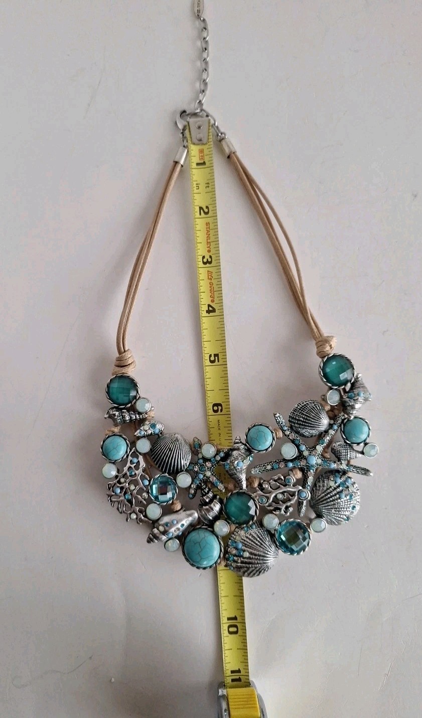 St Thomas Vibrant Nautical Theme Statement Neckla… - image 5