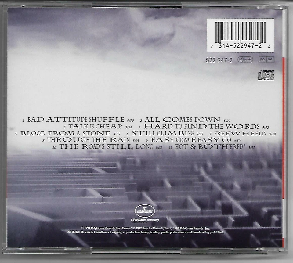 CINDERELLA "Still Cimbing" CD 1994 Mercury/PolyGram Records - NEU/NEW - Bild 2 von 2