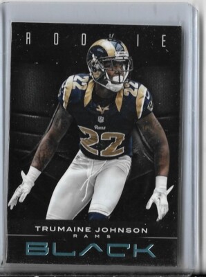 Trumaine Johnson 2012 Panini Black Platinum RC Rookie 24/25 Rams Jets