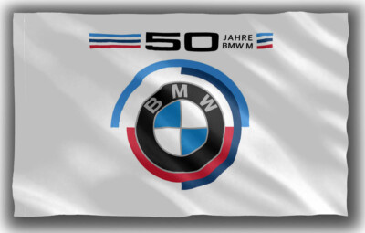 VAKHOSTAR Bandiera BMW M Passione Guida 3x5ft (90x150cm) – Decorazione Parete Unilaterale