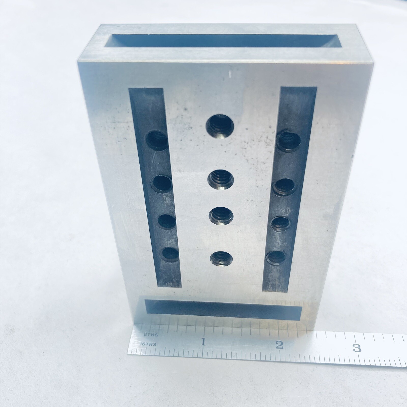 Angle Block Hardened & Ground - Machinist Made 2-1/2 x 3-3/8 x 3-7/8 H - USA