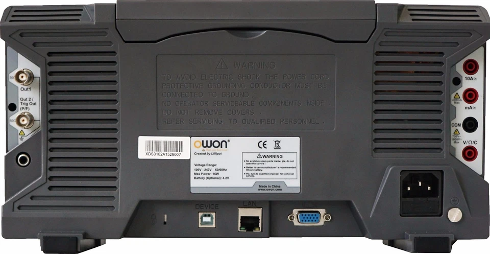 OWON XDS3202A 12 bits LCD 200Mhz 2GS Oscilloscope  multi-meter＋CAN+Battery    - Image 4 of 4