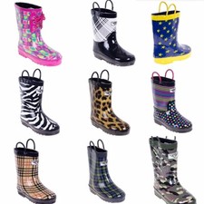 Kids Rubber Rain Boots, Kids Snow Boots, Warm Boys/ Girl Rain Boots Brand New