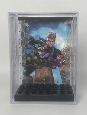 Collectible Force Pack Minifigure Display Case For Lego Marvel Hawkeye