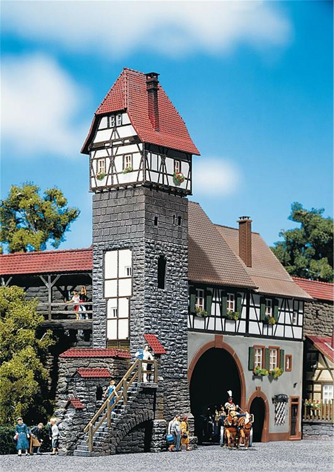 130402 Faller HO 1:87, Altstadt Turmhaus, Epoche I, Bausatz, GMK Modelleisenbahn