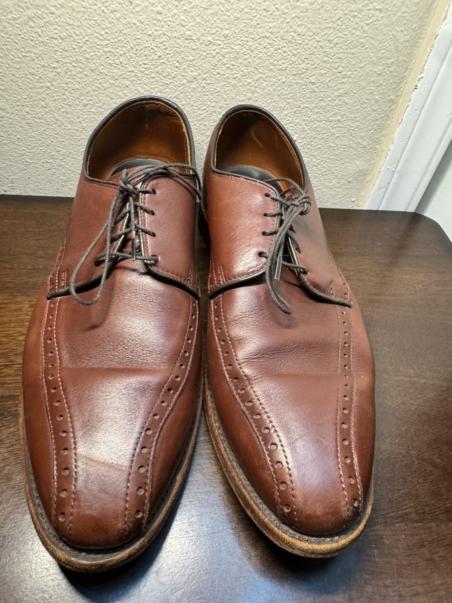 Allen Edmonds Wendell Oxford Leather Brown Mens Size 11.5D  display picture 1