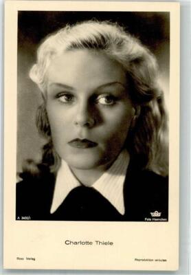 39645409 - Charlotte Thiele film publisher Ross a3400/1 photo Haenchen