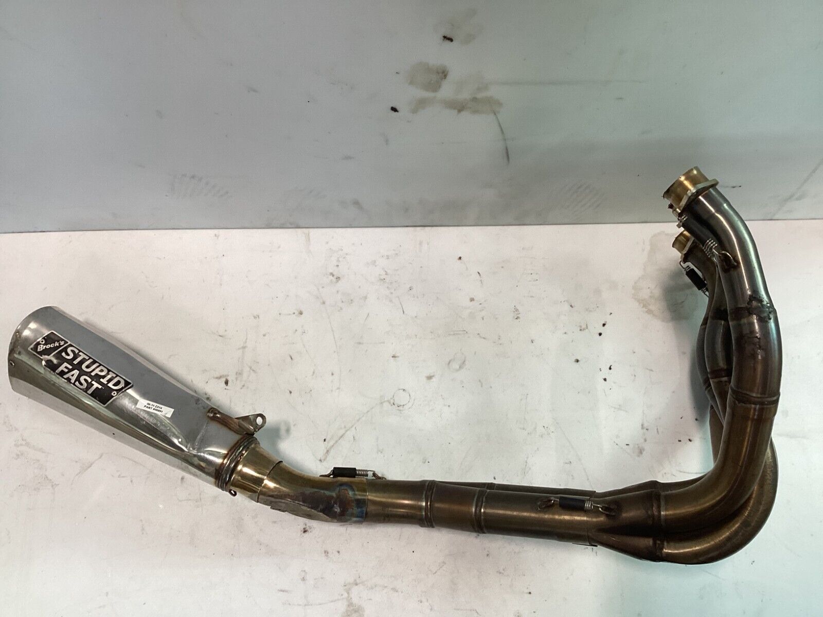 06-11 KAWASAKI NINJA ZX14 ZX1400 ZX14R ZX 14 Brock's SS Full Exhaust System