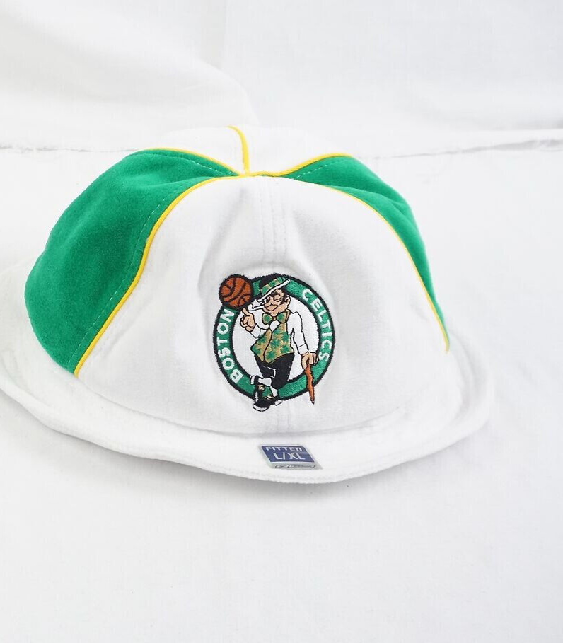 NEW NBA Reebok Boston Celtics FITTED TERRYCLOTH Bucket Hat White