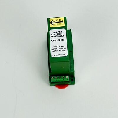 CR Magnetic CR4180-20 True RMS AC Current Transducer 3 Element - New!