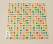Mrs. Grossman's Stickers Lot 10 Strips Color Dots 1995 Vintage RARE HTF