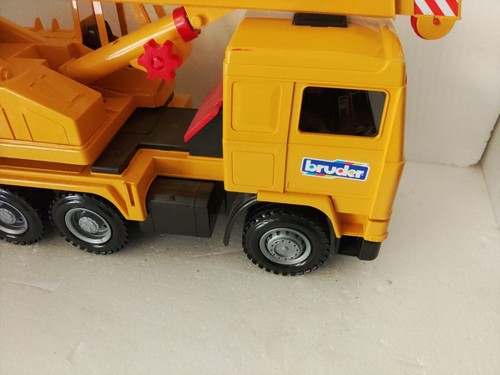VTG Bruder Tele-Crane TC 4500 Crane Truck Construction Vehicle Yellow Germany - Picture 12 of 16