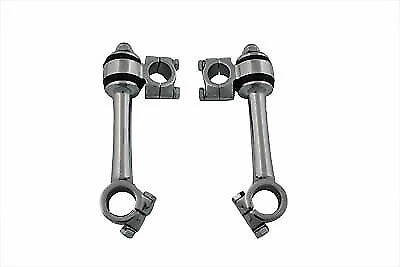 Chrome Replica 5-1/2  Flander Riser Set for Harley Davidson by V-Twin