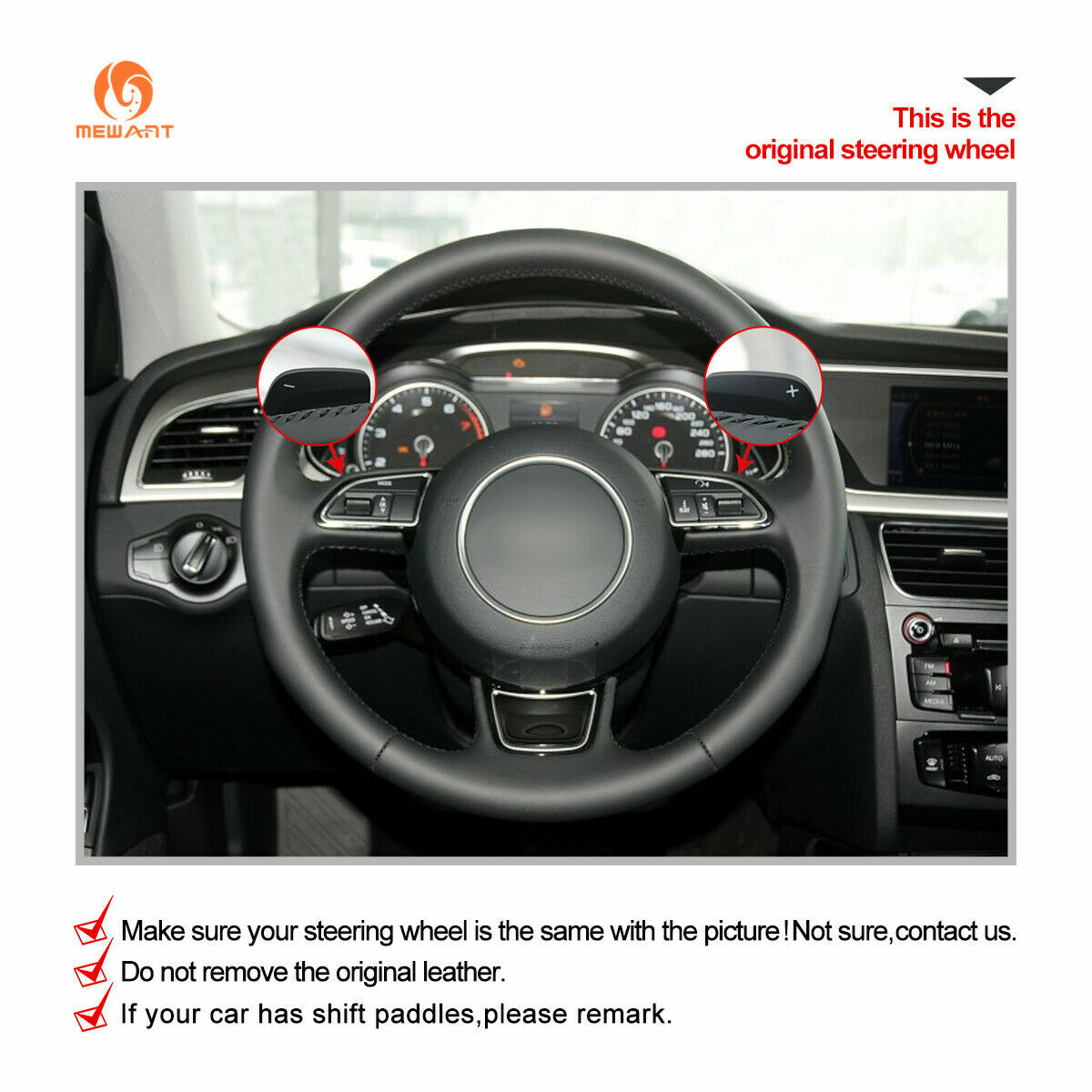 Air Vent Seitenverkleidung Für Audi A3-A7/S/RS Modelle - Glänzend Schwarz