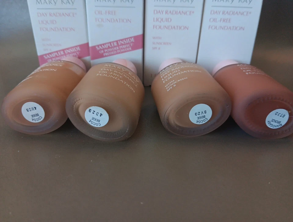 LOT of 4~Mary Kay~DAY RADIANCE~Liquid Foundation~NOS/NIB~COCOA Beige-Mahogany B - Image 4 of 4