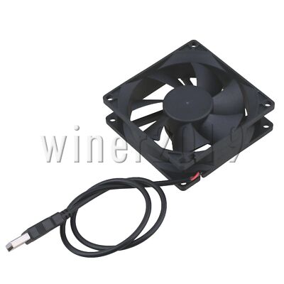 8025 USB Silent Power Ball Bearing Computer Case Cooling Fan for Computer Case